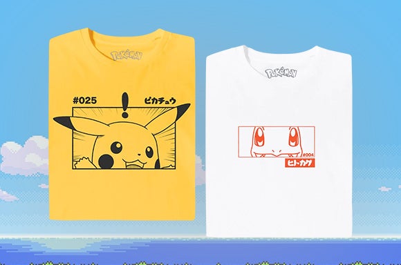 T-Shirts Pokémon à partir de 9,99€
