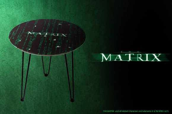 The Matrix Wooden Side Table