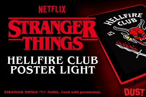 DUST! Stranger Things Season 4 - Hellfire Club Backlit Poster