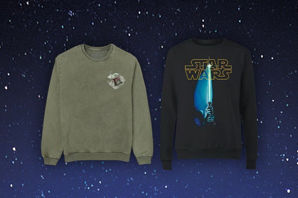 2 FOR £28 + FREE DELIVERY Star Wars Sweatshirts