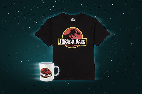Jurassic Park Tee en mok - allen 14.99€
