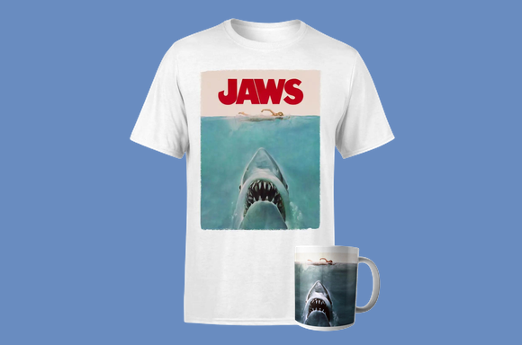 Jaws T-Shirt & Mok Bundel