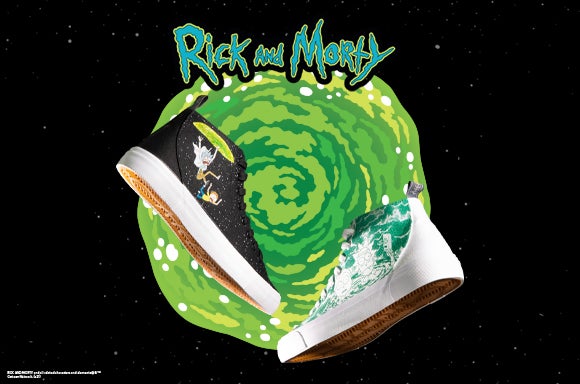 Akedo x Rick & Morty<BR>Akedo x Rick & Morty<BR>Signature High Top Sneakers