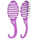 فرشاة فك تشابك الشعر شاور غليتر من WetBrush - لون أرجواني