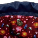 Loungefly Disney Mulan Castle Cinch Sack Cross Body Bag