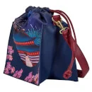 Loungefly Disney Mulan Castle Cinch Sack Cross Body Bag
