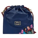 Loungefly Disney Mulan Castle Cinch Sack Cross Body Bag