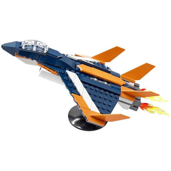 LEGO Creator: 3 in 1 Supersonic Jet, Helicopter & Boat Toy (31126)