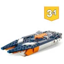 LEGO Creator: 3 in 1 Supersonic Jet, Helicopter & Boat Toy (31126)