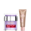 L'Oreal Paris Hyaluronic Filler Water Cream & Lumi Glotion Bundle (Various Shades)