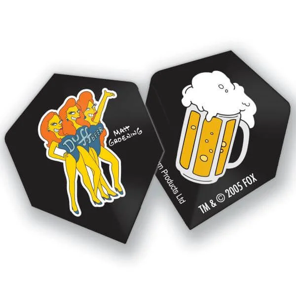 The Simpsons: Duff Beer Dart Flights