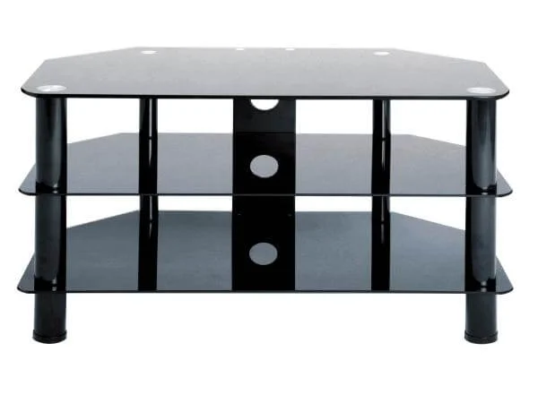 LEVV Black TV stand for up to 37 Inch TVs