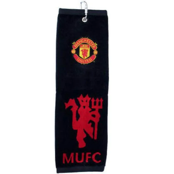 Manchester United FC Golf Tri-Fold Woven Towel