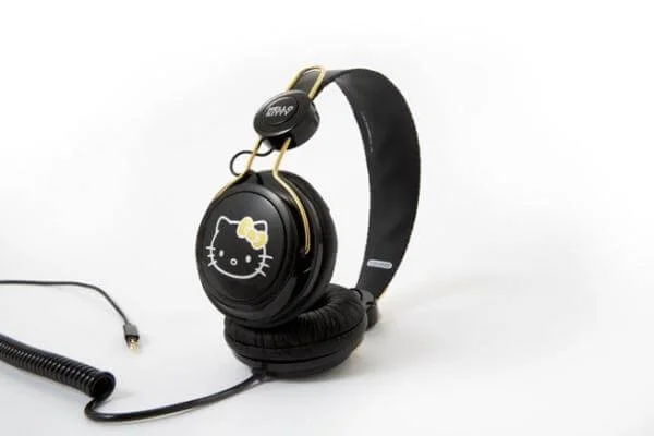 Coloud Hello Kitty Headphones - Black Gold