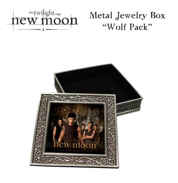 Twilight New Moon - Metal Jewellery Box - Wolf Pack