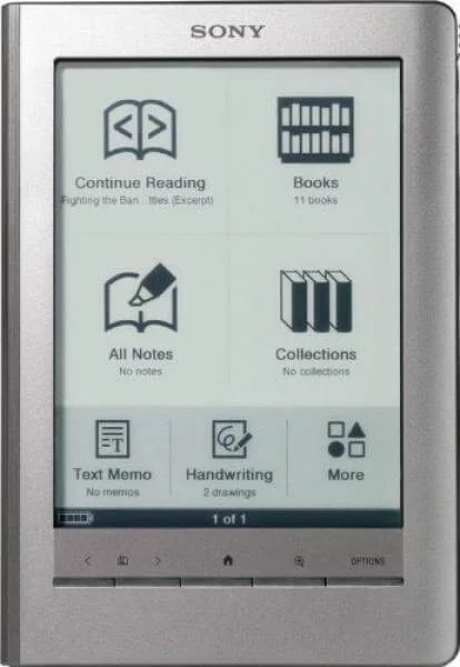 Sony PRS600S eBook Reader Touch Edition - Silver