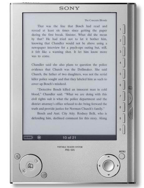 Sony PRS-505 eReader - Silver