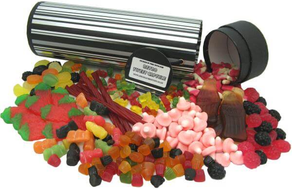 Retro Gummy Sweet Tube.