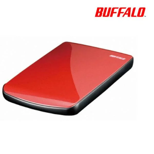 Buffalo MiniStation Lite 640GB Portable USB 2.0 Hard Drive Red