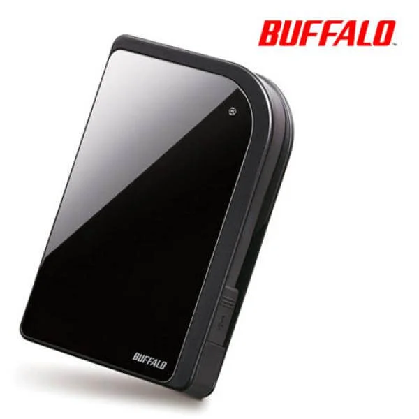 Buffalo MiniStation 320GB Portable USB 2.0 Hard Drive with Shock Resistance Black
