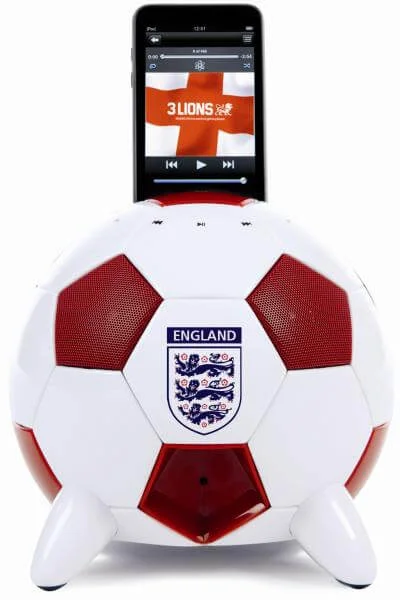 Mi Football England Ball Speaker for iPod - Red
