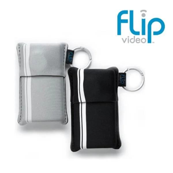 Flip Video Soft Neoprene Pouches - Twinpack
