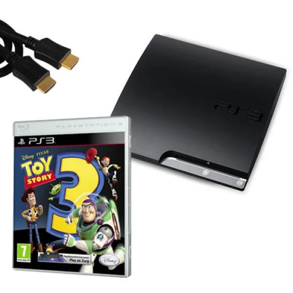 Playstation 3 PS3 Slim 120GB Bundle (Including Toy Story 3 & 2 Metre HDMI Cable)