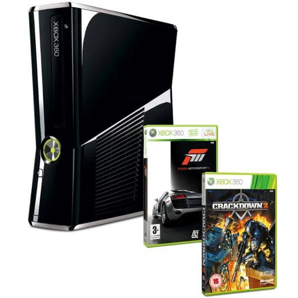 Xbox 360 250GB Bundle (Includes Forza Motorsport 3 and Crackdown 2)