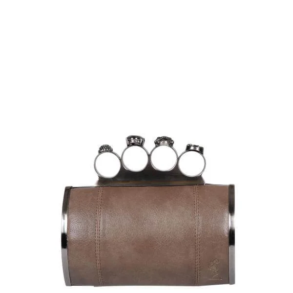 Religion knuckle duster clutch