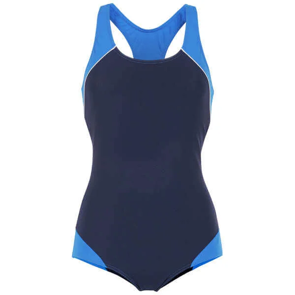 Zoggs Women's CR25 Torquay Sports Booty Suit - Blue