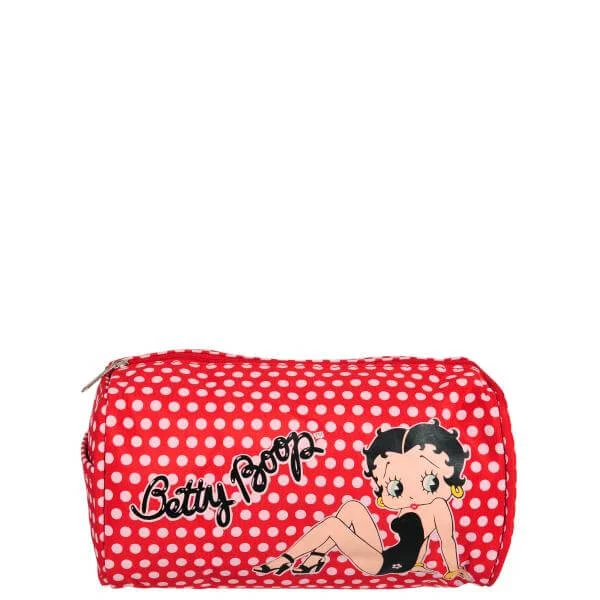 Betty Boop large pencil Case/Cosmetic Bag- Red- White