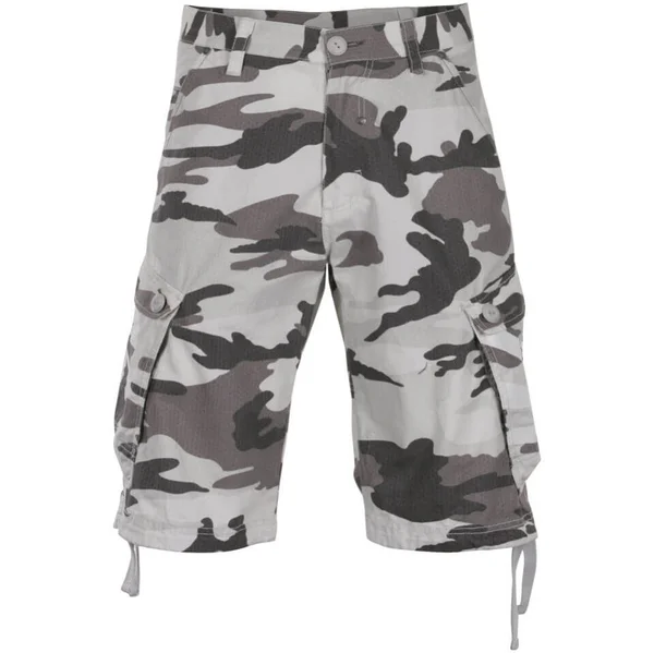 Bench Men's Camo Shorts - Frost Grey