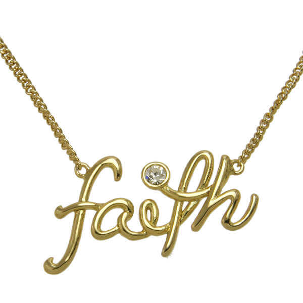 Disney Couture Faith Necklace  - Gold
