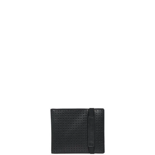 French Connection Men's Punch Out Wallet - Black