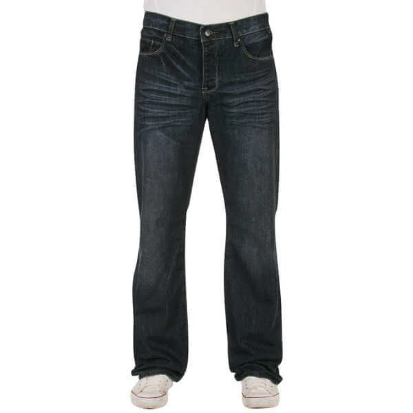 Men's French Connection Creased Summer Jeans - Dark Wash
