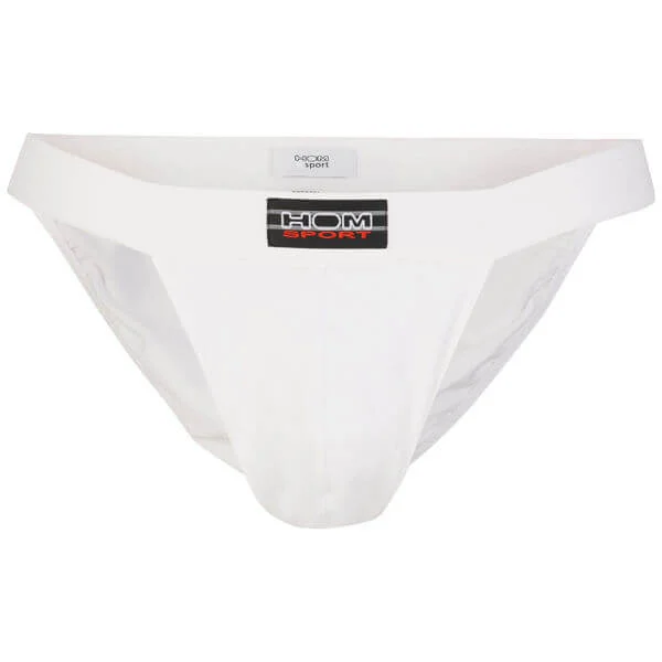 HOM SPORTS N COLOURS TANGA BRIEF - WHITE