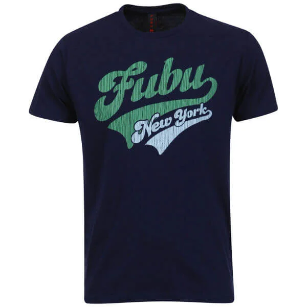 FUBU Men's Vintage New York T-shirt - Navy