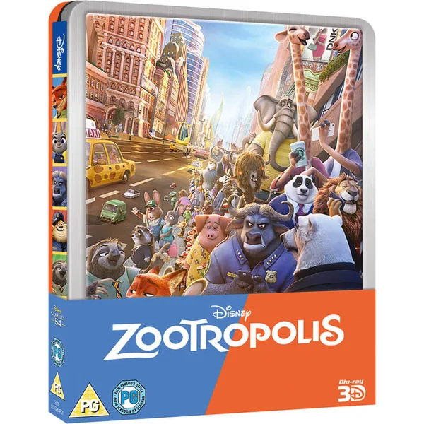 Zootropolis 3D (Includes 2D Version) - Limited Edition Steelbook