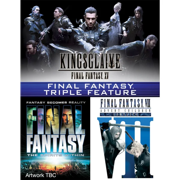 Final Fantasy Triple (Kingsglaive: Final Fantasy XV, Final Fantasy: The Spirits Within, Final Fantasy VII: Advent Children)