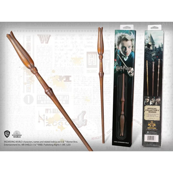 Harry Potter Luna Lovegood's Wand with Window Box
