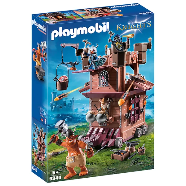 Playmobil Knights Mobile Dwarf Fortress with Shot Ballista (9340)