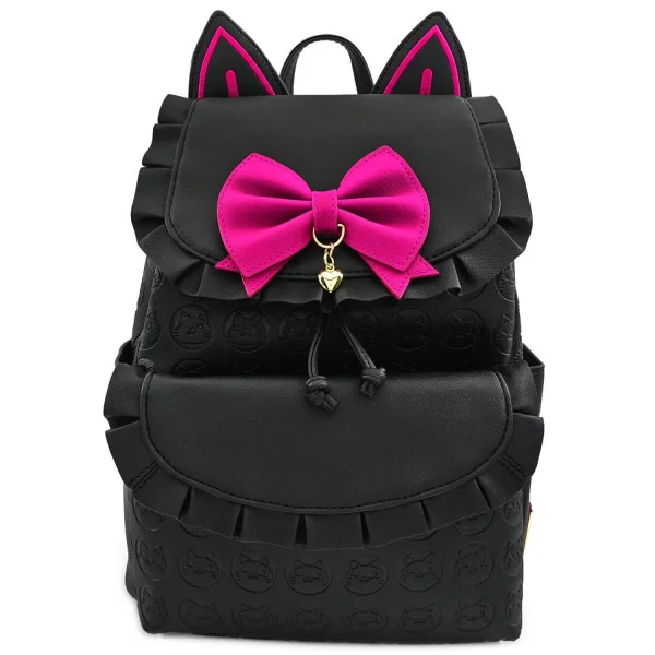 Loungefly Overwatch Faux Leather Drawstring Mini Backpack