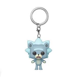 Rick & Morty Teddy Rick Pop! Keychain