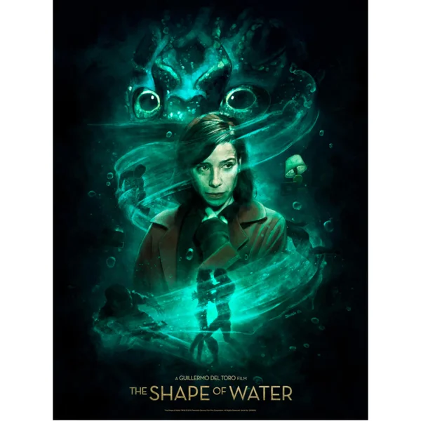 Shape of Water 'The Way He Looks at me' Lithograph Print by Ignacio RC
