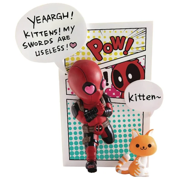 Beast Kingdom Marvel Comics Deadpool Jump Out 4th Wall Mini Egg Attack Figur