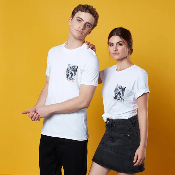 Vigilante Pocket Print T-Shirt - White