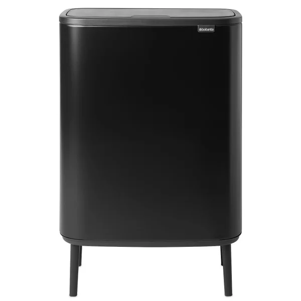 Brabantia Bo Touch Bin Hi - 2 x 30 Litre - Matt Black