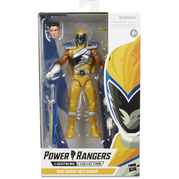 Hasbro Power Rangers Lightning Collection Dino Charge Gold Ranger 6 Inch Action Figure