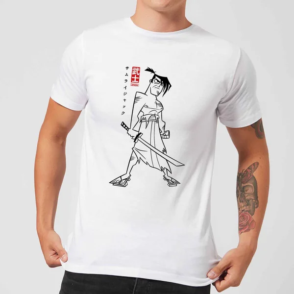 Samurai Jack Kanji Men's T-Shirt - White