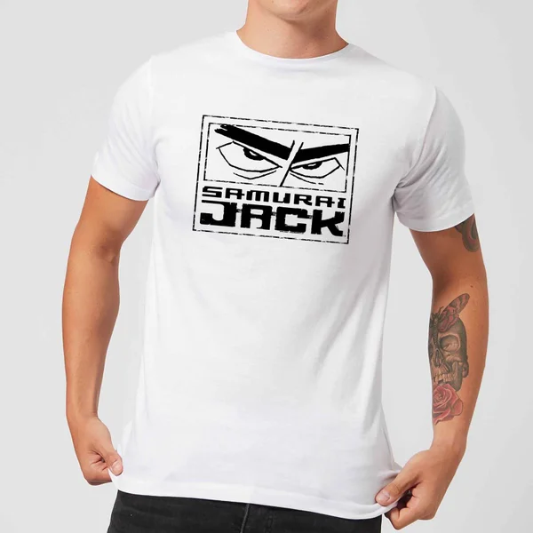 Samurai Jack Stylised Logo Men's T-Shirt - White